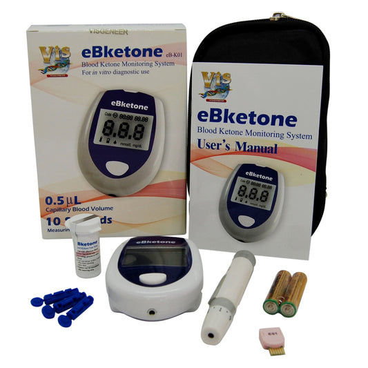 eBketone blood ketone meter and test strips
