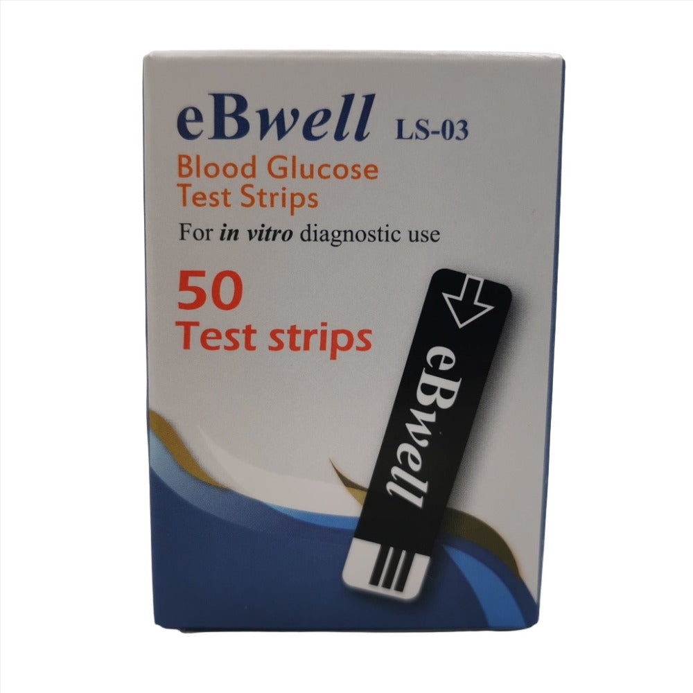 50 ebwell blood glucose test strips