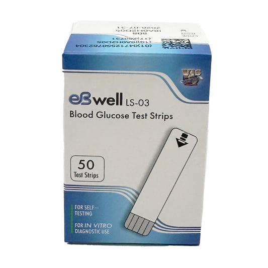 eBwell Glucose Test Strips for eBwell Blood Sugar Meter and Diabetes Monitor