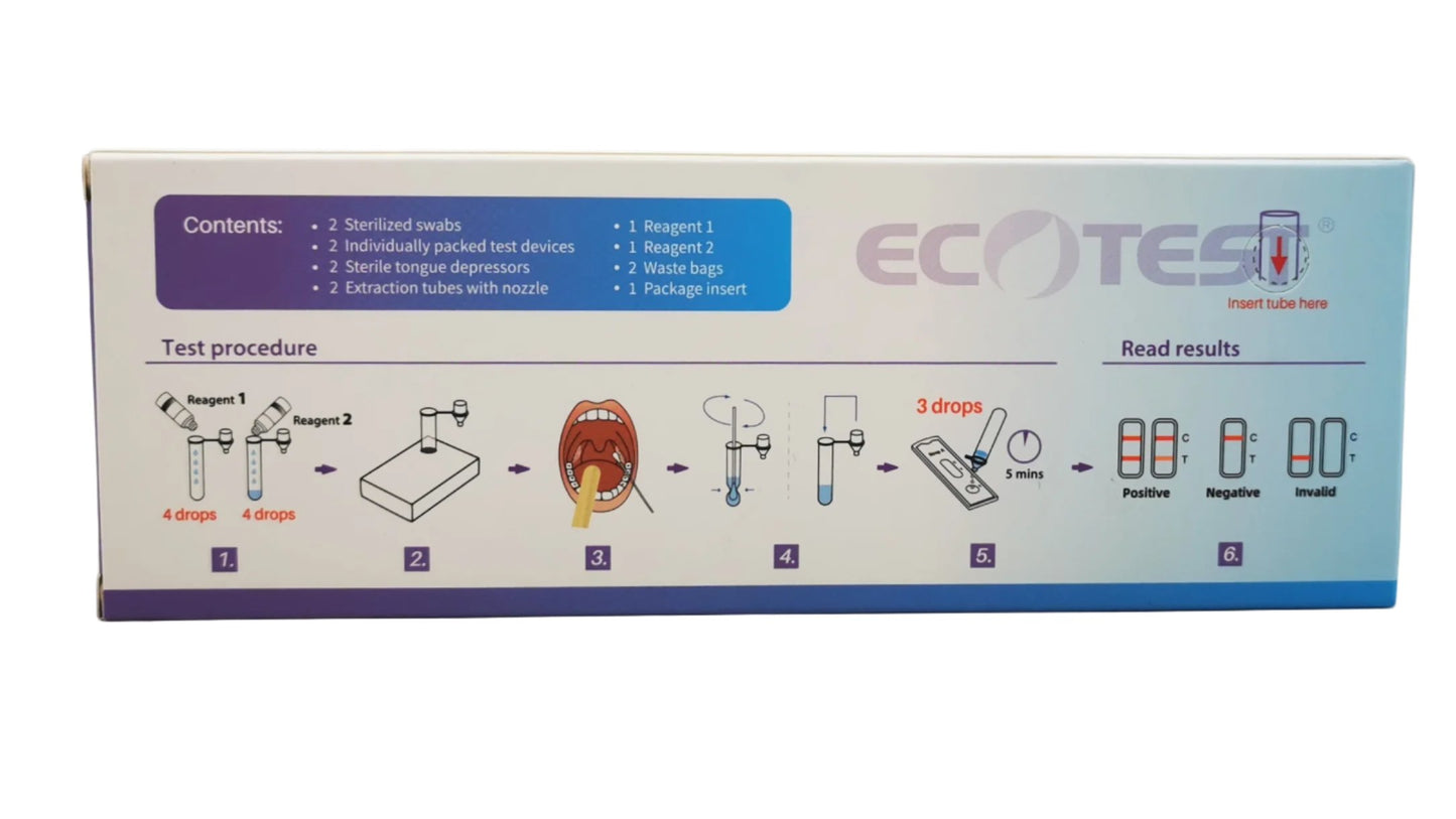 self-test kit strep a ecotest