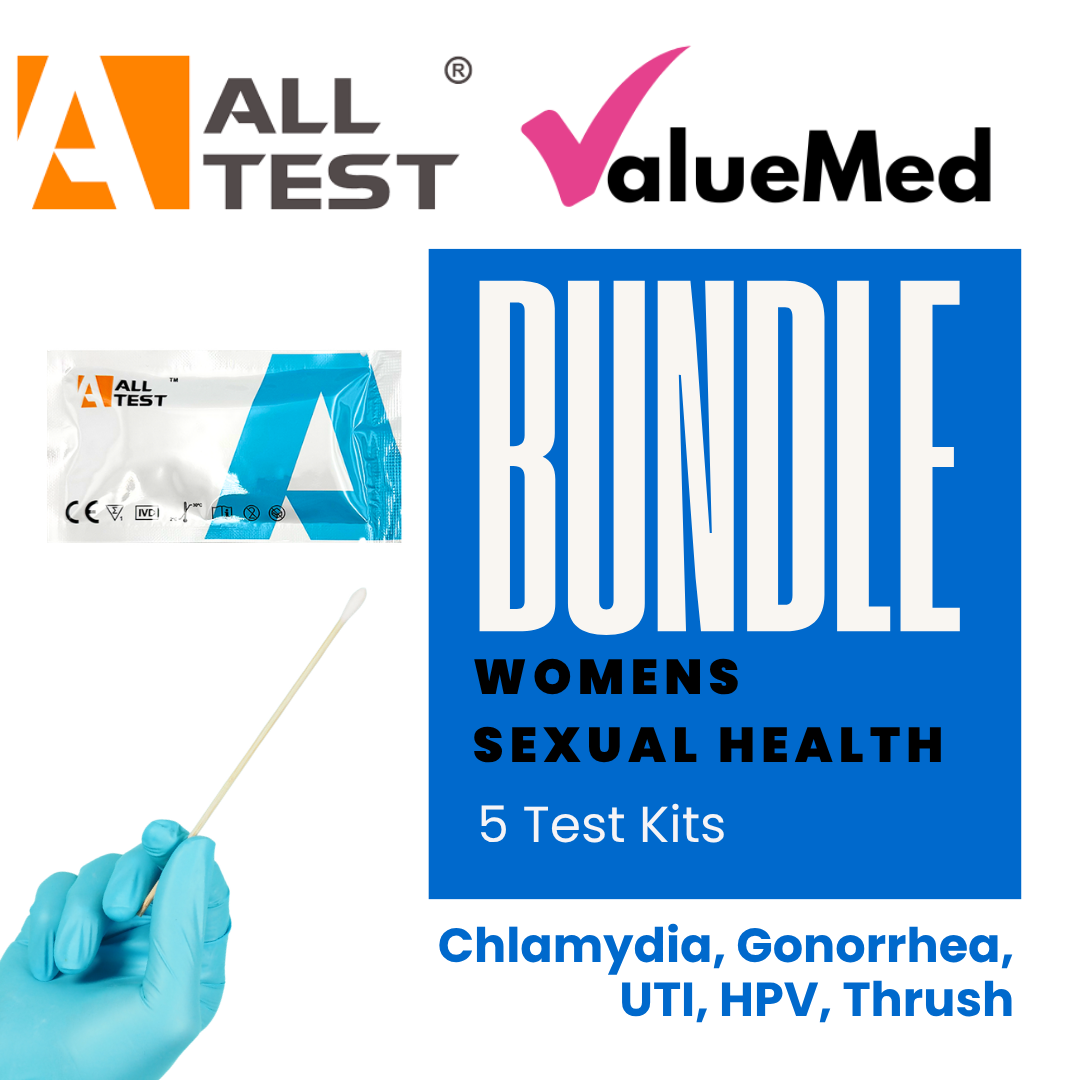 women's sexual health & STI test kit bundle