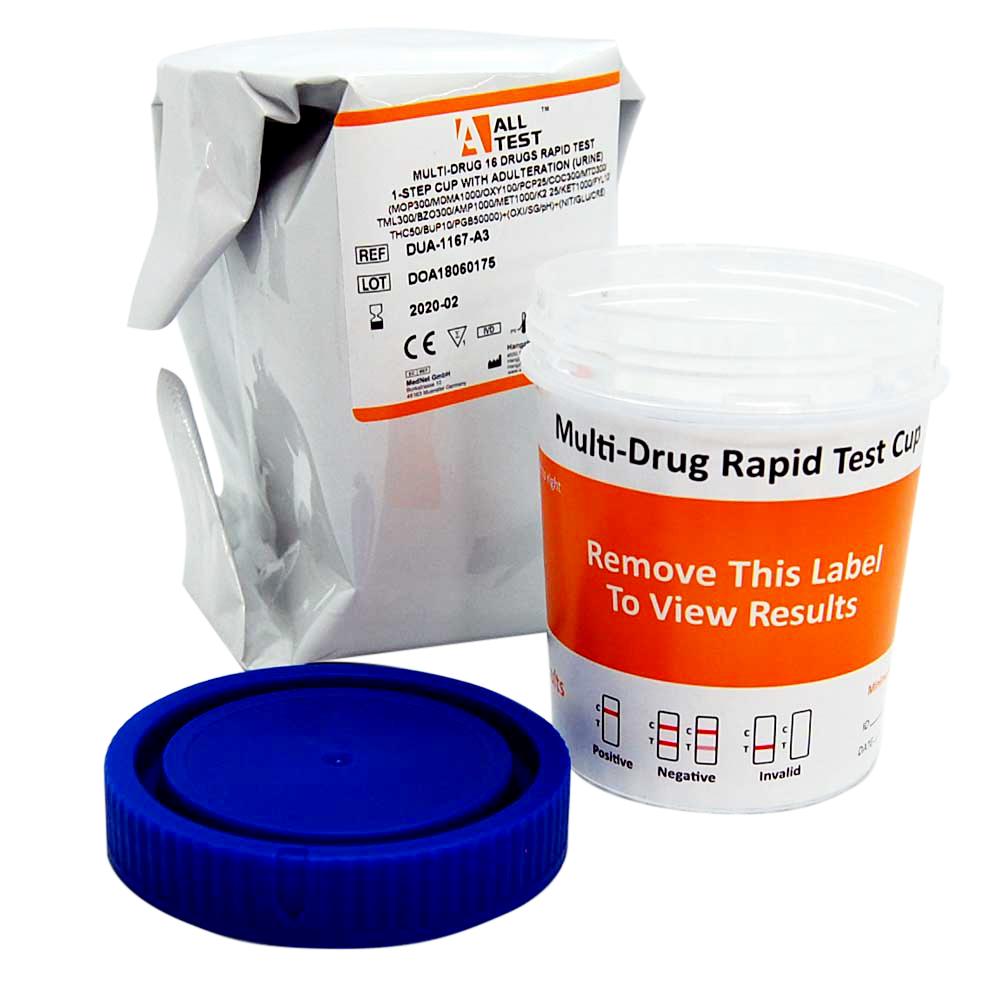 16 panel drug test kit cups