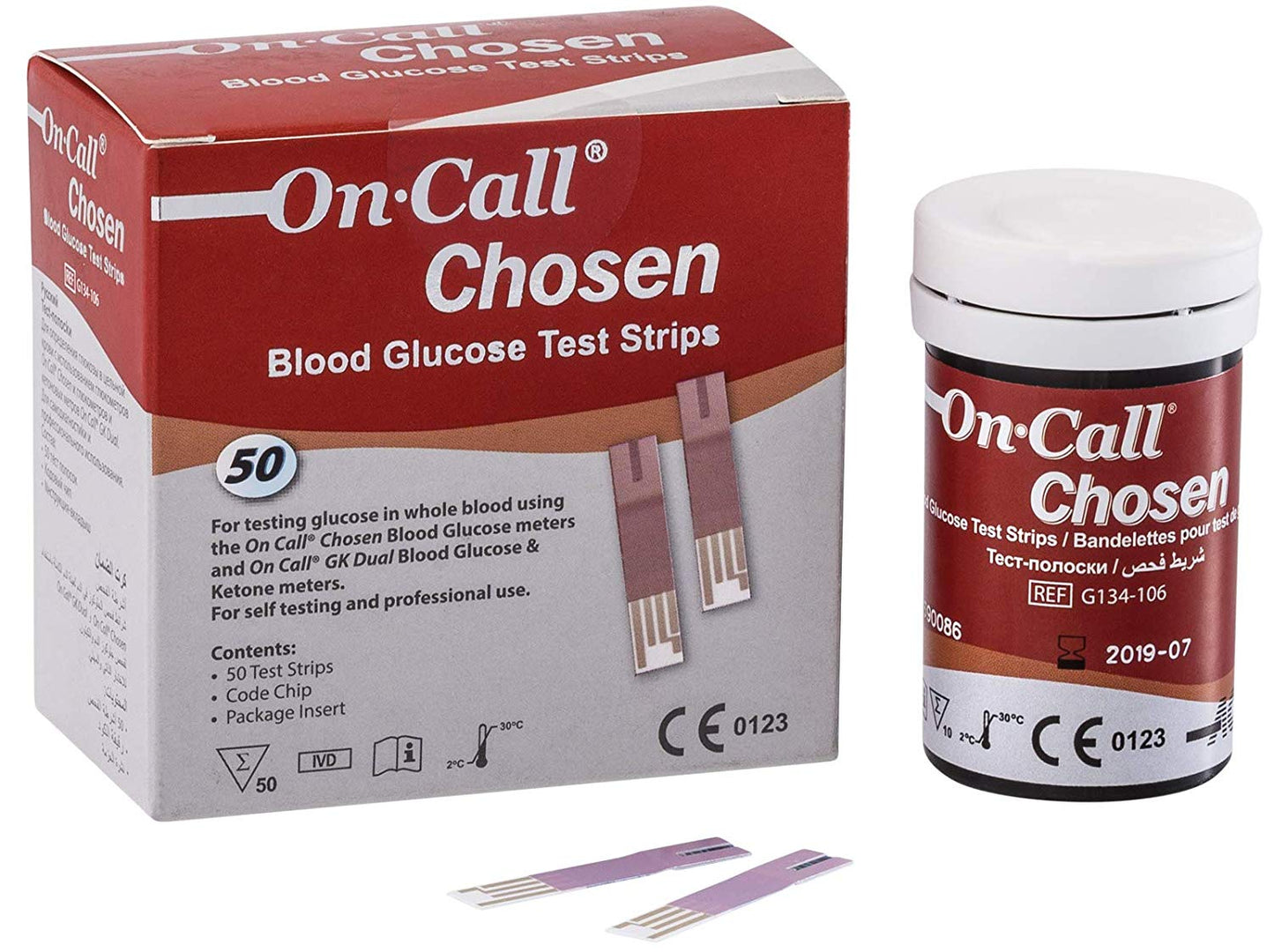 chosen glucose strips for On call GK meter