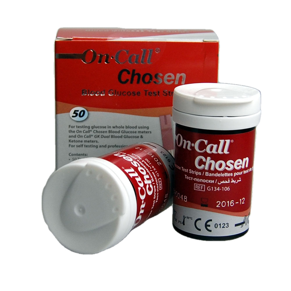 on call chosen blood glucose strips