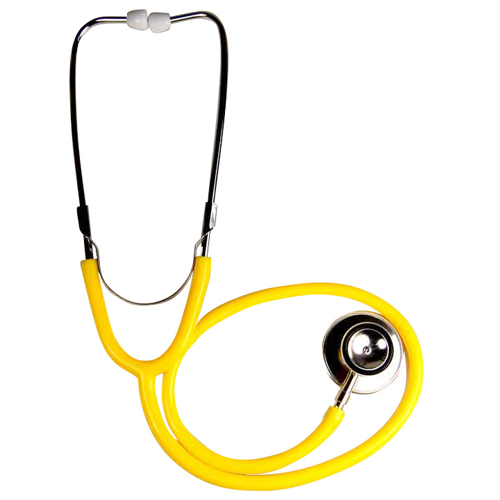 Cheap yellow dual head nurses stethoscope UK wholesale