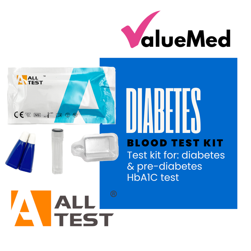 Diabetes & Prediabetes Testing Kit | Valuemed | HbA1c – Valuemed Health ...