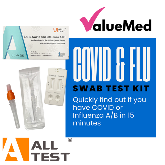 Antigen 3 in 1 combo for covid, flu A & B. Separate results so you know exactly what illness you have. Great value accurate home test kits