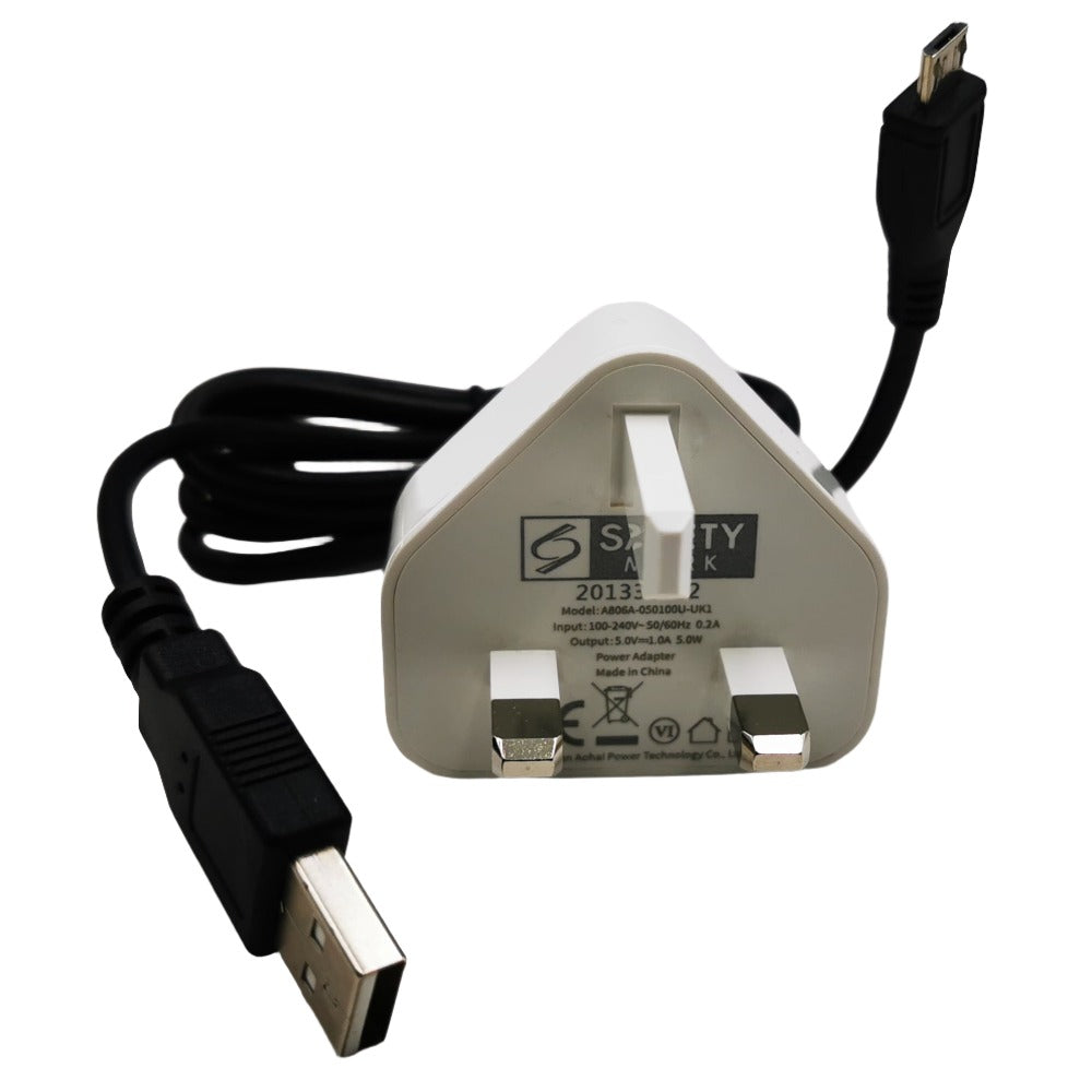Mains Power Supply and Data Transfer Cable for the AT Cholesterol 5 in 1 Meter