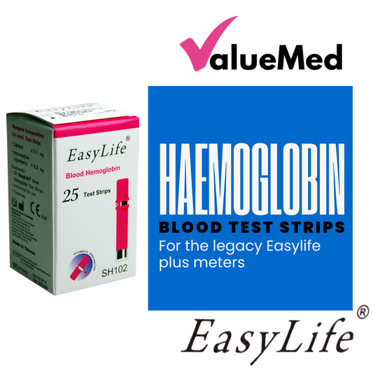 blood haemoglobin test strips for easylife meter