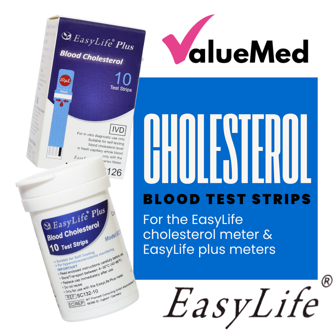 cholesterol blood test strips for easylife meter