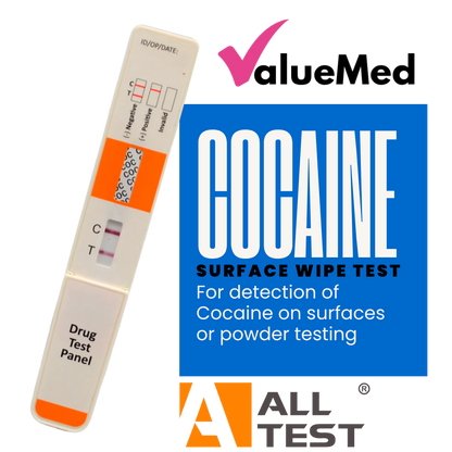 test surface for cocaine residue