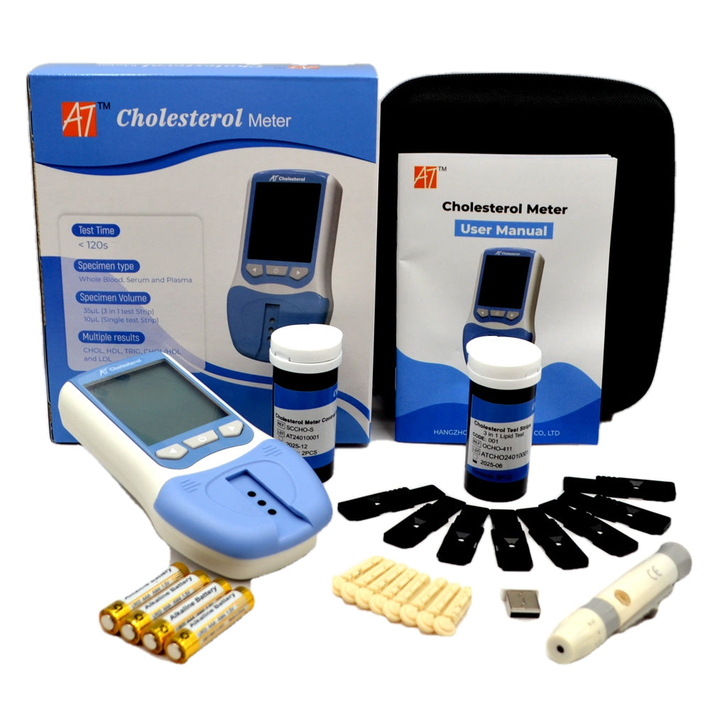 Cardio Cholesterol Testing Machine AT Cholesterol 5 in 1 Meter | Valuemed | Buy Online in UK – Valuemed ...