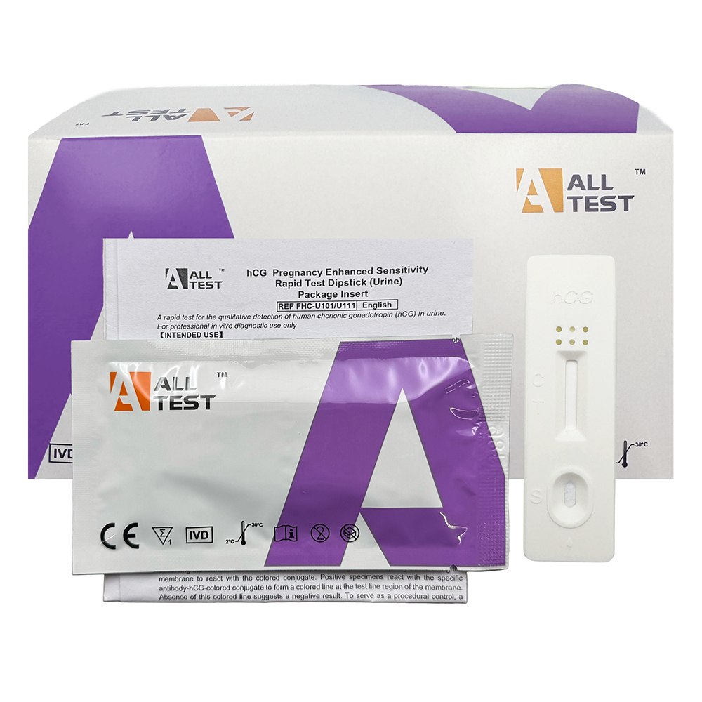 Professional ultra early pregnancy testing kits - ALLTEST cassettes 10MIU
