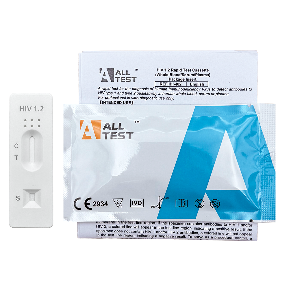 ALLTEST HIV 1.2 Professional Rapid Test Cassette (Whole Blood/Serum/Plasma) IHI-402