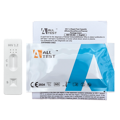 ALLTEST HIV 1.2 Professional Rapid Test Cassette (Whole Blood/Serum/Plasma) IHI-402