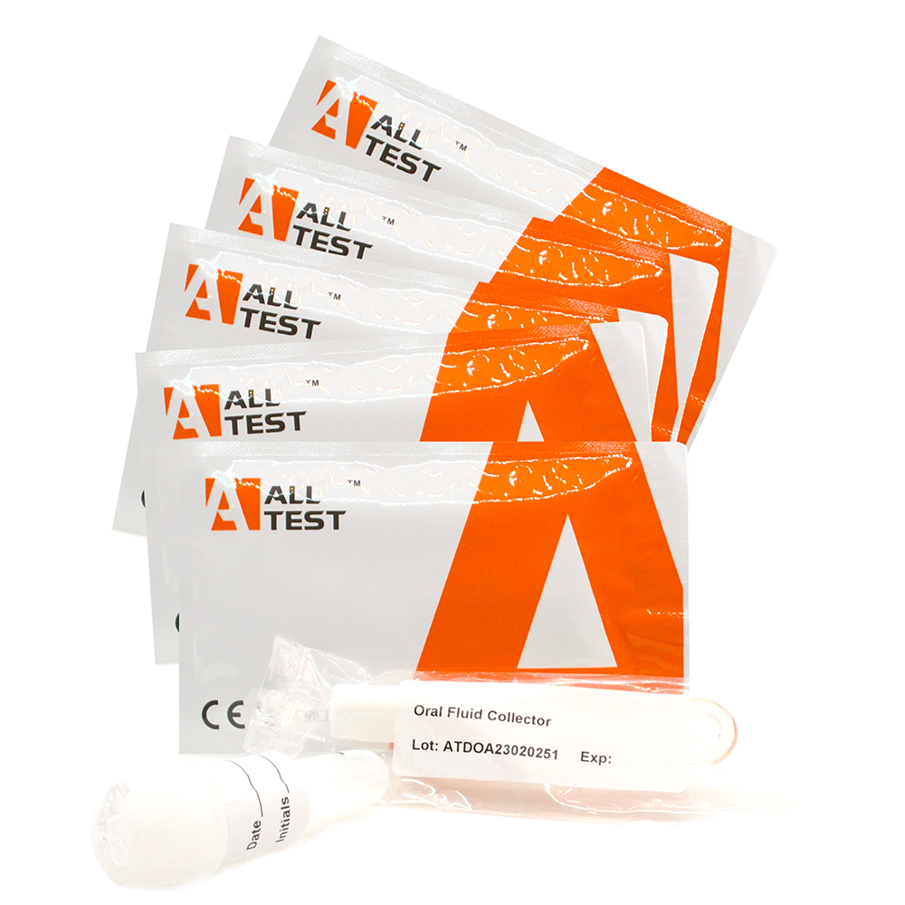 Saliva testing kit for ketamine, cocaine, cotinine