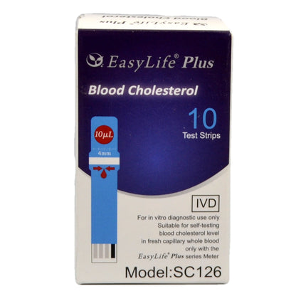 blood cholesterol test strips easylife plus