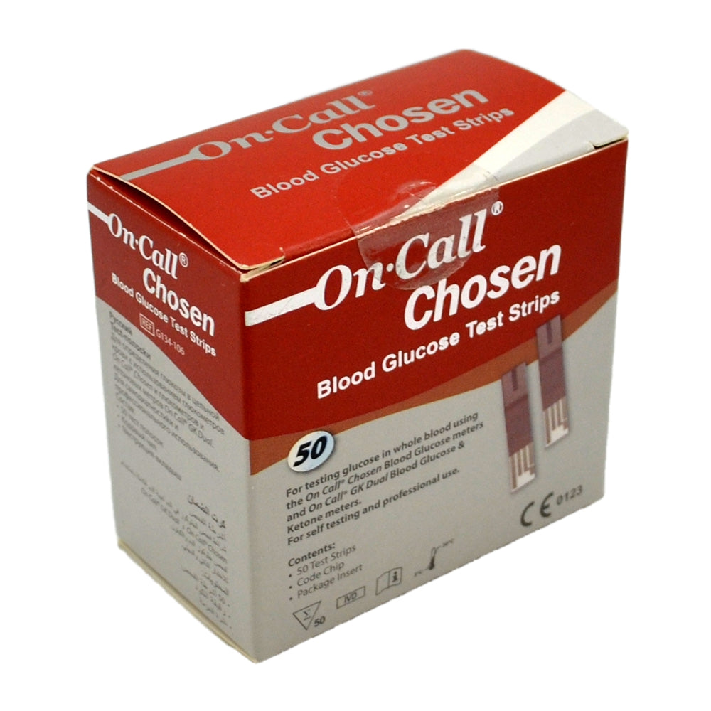 on-call chosen blood glucose test strip
