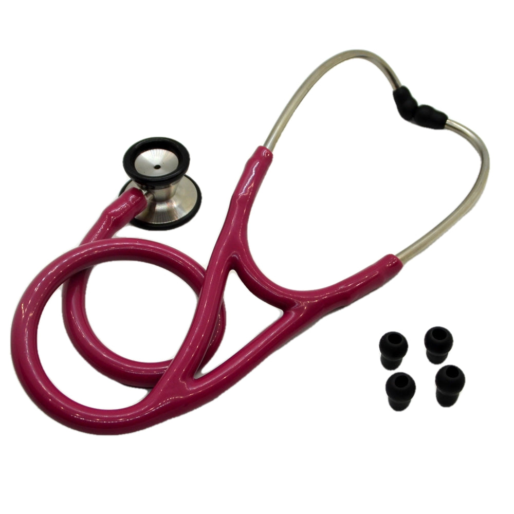 cardiology stethoscope in burgandy by valuemed