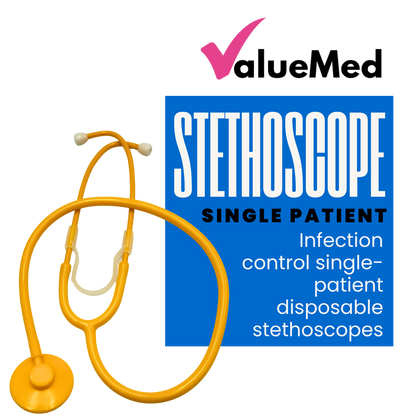 Single-patient disposable stethoscopes for infection control in UK hospital NHS discount great value prices