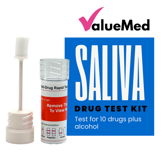 ALLTEST 11-Panel Saliva Drug and Alcohol Test Kit for Workplaces 
