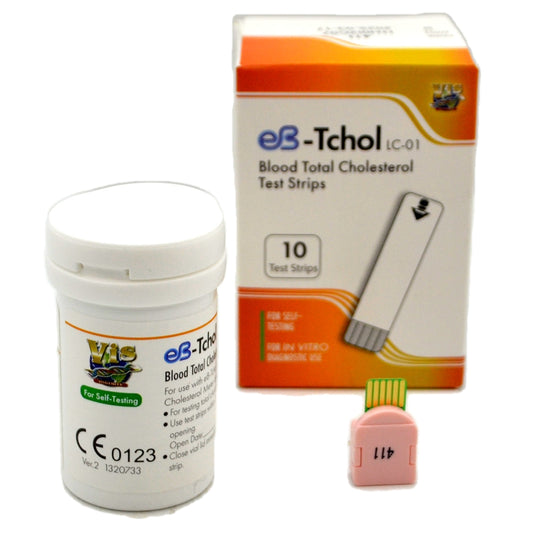 eB-Tchol 10 Total Cholesterol Tests Refill Pack