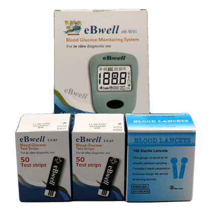 ebwell blood glucose meter free offer pack