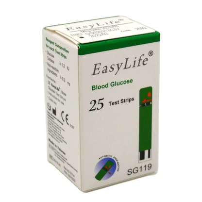 easylife glucose test strip 25 pack