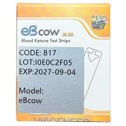eBCow Vet Blood Ketone Meter With Strips