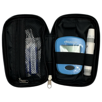 eBKetoway ketone testing kit with carry case
