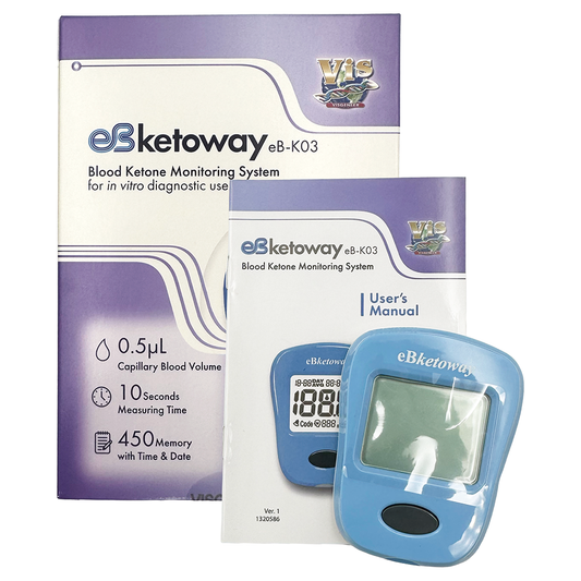 FREE ebketone KETONE Meter when you buy an 20 eBketone Blood Ketone Strips here