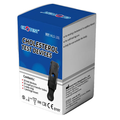 EcoTest 5 in 1 Cholesterol Meter + 50 Cholesterol Test Devices