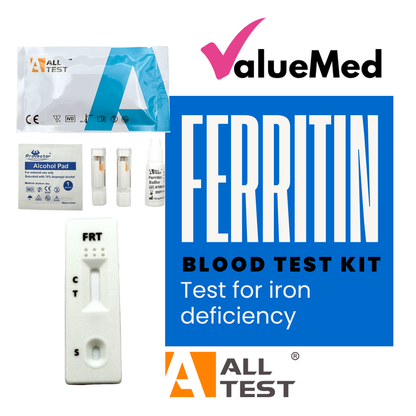 test kit for iron deficiency ferritin blood test