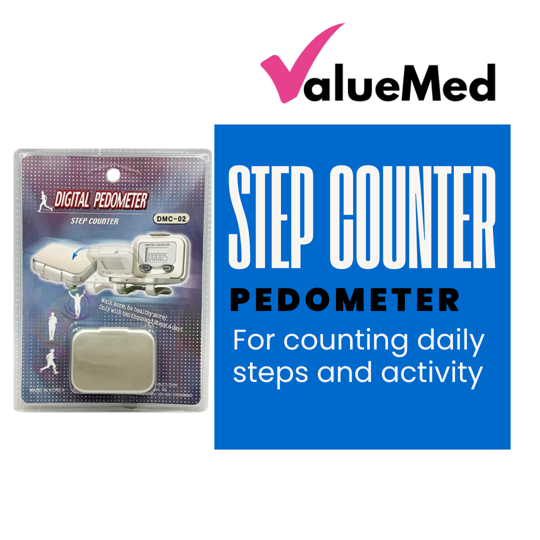 Retro Digital Step Counter & Pedometer | Clip-On Activity Tracker ...
