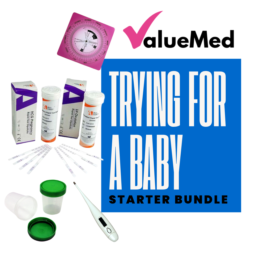 trying to conceive testing starter pack with pregnancy & ovulation tests