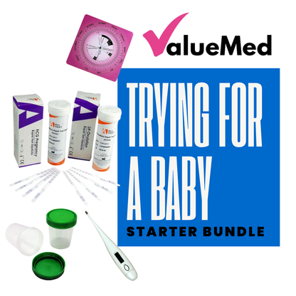 trying to conceive testing starter pack with pregnancy & ovulation tests