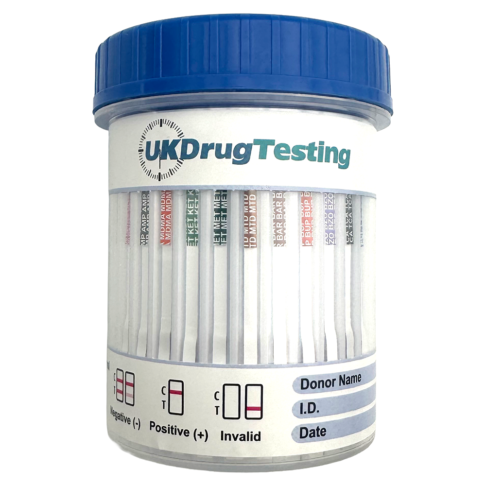 UKDrugTesting ULTRA Sensitive 13 Panel Cup Drug Test Kit – Valuemed ...