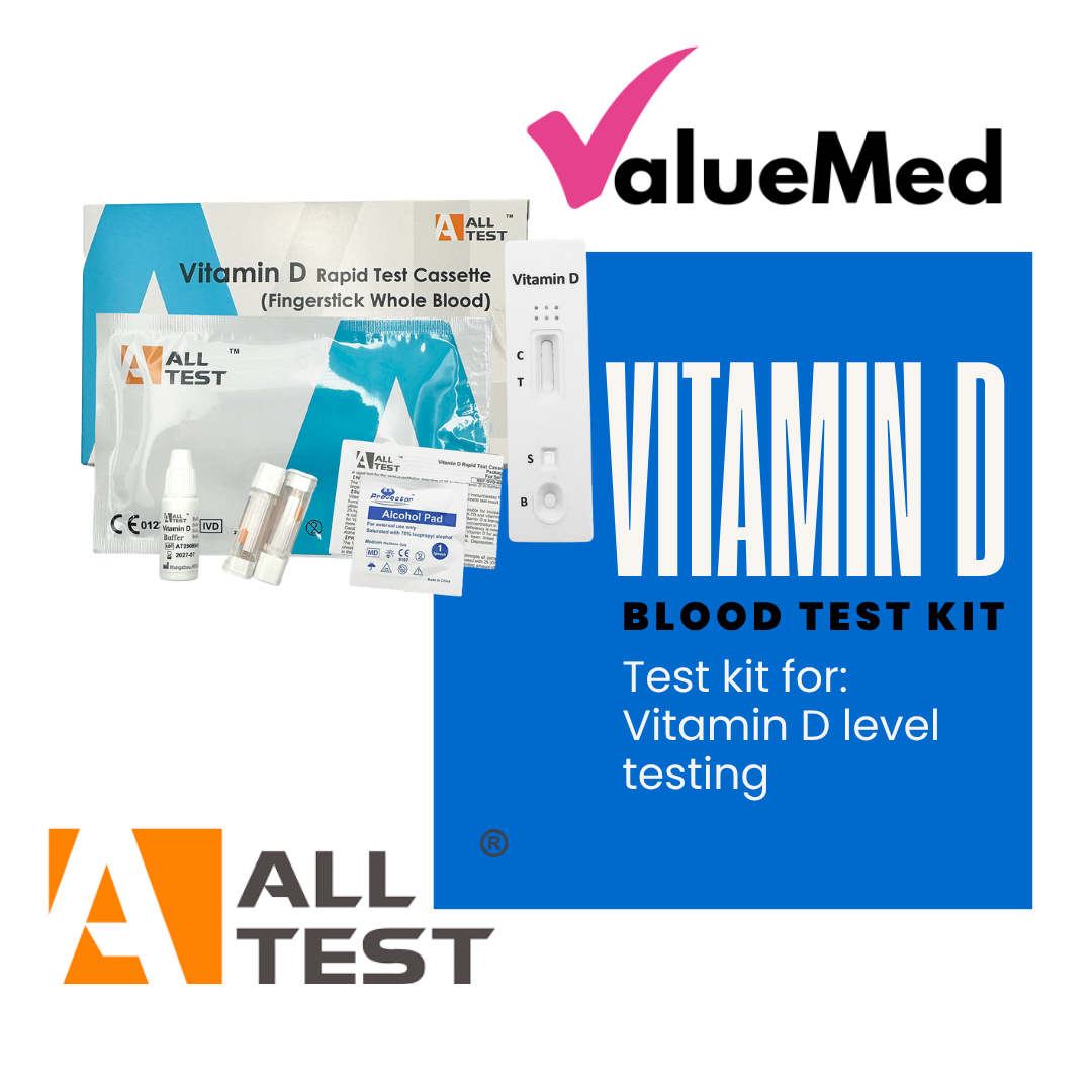 Worried about vitamin D deficiency? Use our great value vitamin D blood test at home