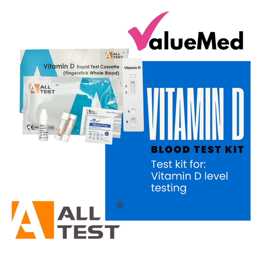 Worried about vitamin D deficiency? Use our great value vitamin D blood test at home