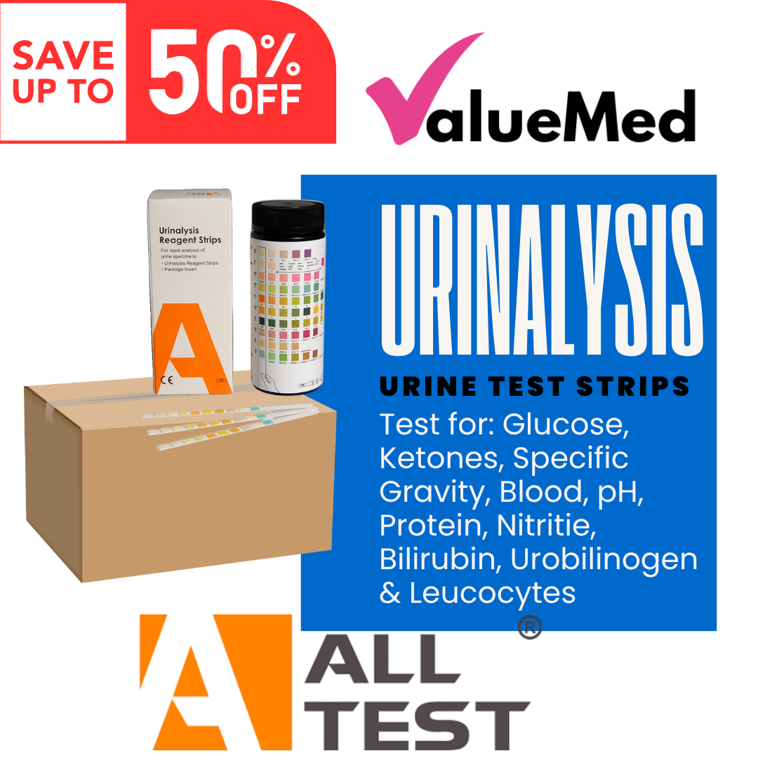 Wholesale ALLTEST 10 Parameter Urine Test Strips (URS10) – Professional Use Reseller Packs save up to 50%