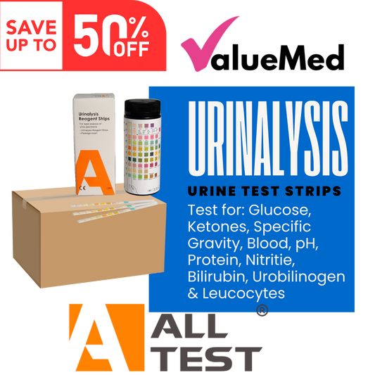 Wholesale ALLTEST 10 Parameter Urine Test Strips (URS10) – Professional Use Reseller Packs save up to 50%