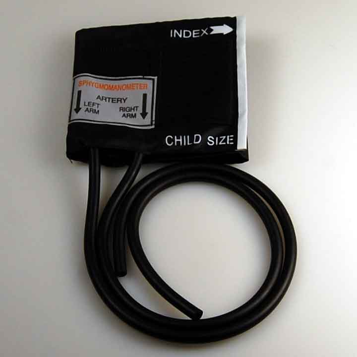 child 2 tube BP cuff sphyg paediatric cuff