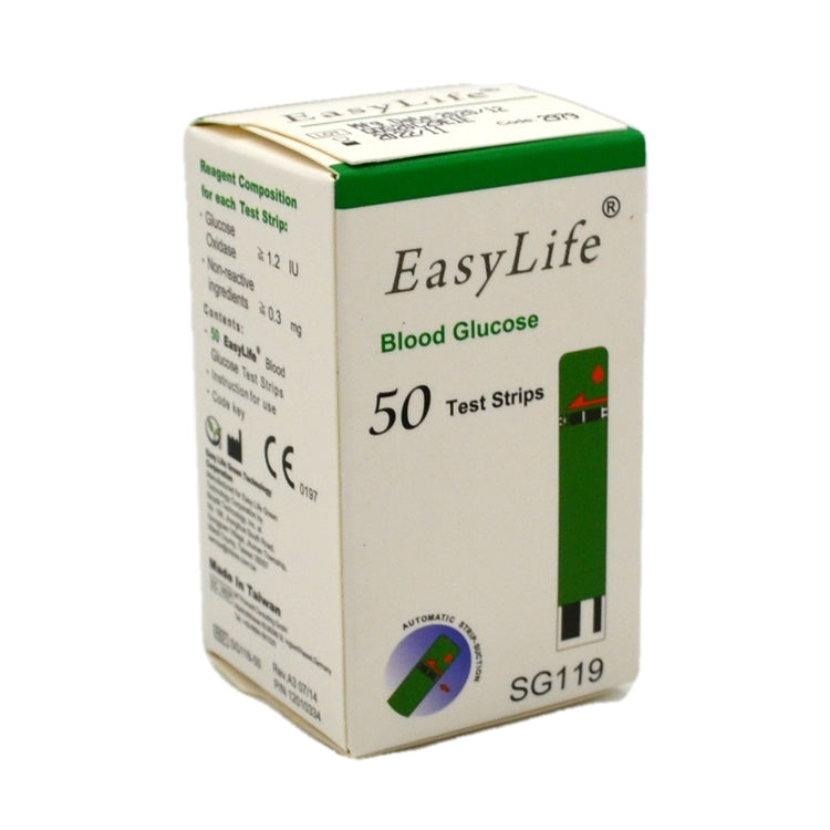 50 EASYLIFE Blood Glucose Test Strips
