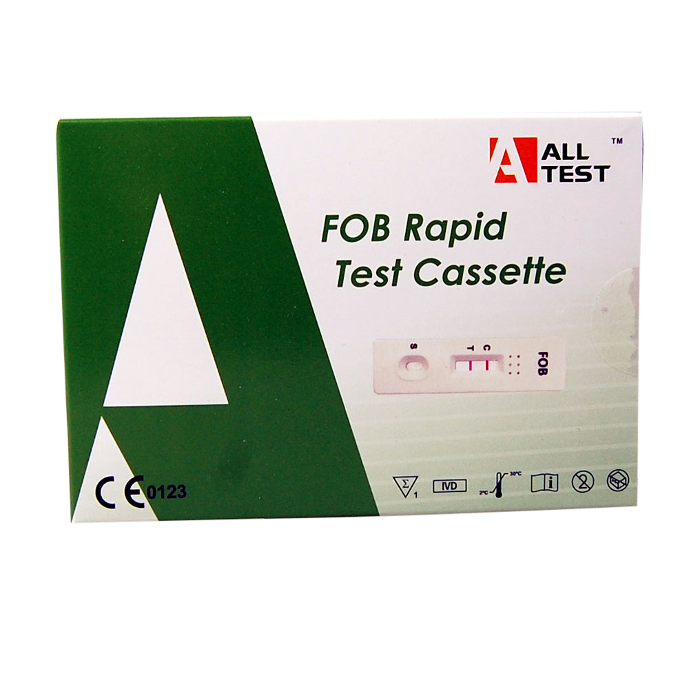 Faecal occult blood test FOB home test kit by ALLTEST