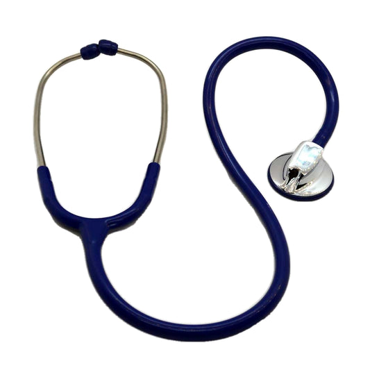 blue tube single head cardiology stethoscope