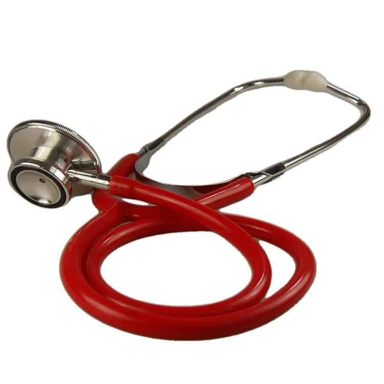 dual head stethoscope red