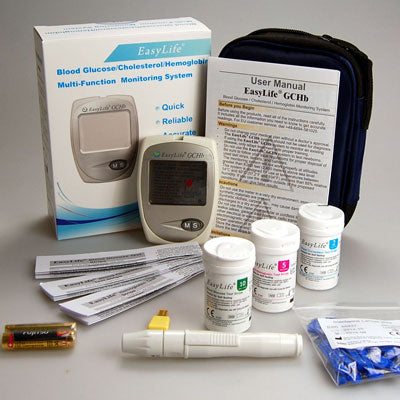 Easylife heamoglobin meter cholesterol meter glucose meter