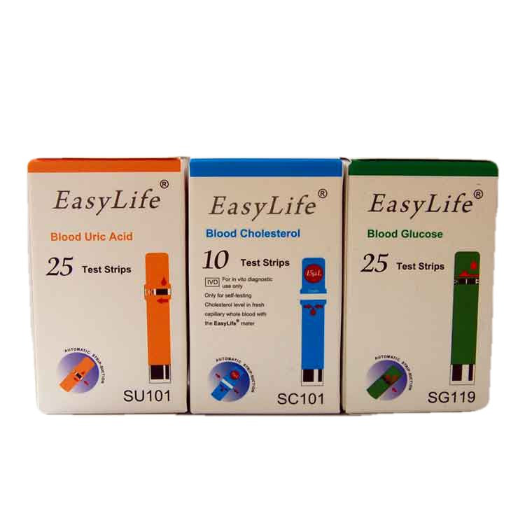 Easy Life meter test strips cholesterol test strips glucose test strips uric acid test strips