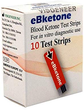 10 eBketone test strips