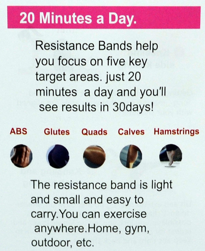 How often to use short resistance bands to exercise lower body